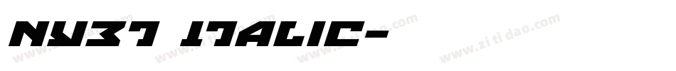 Nyet Italic字体转换